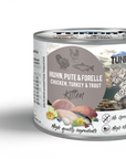 Tundra Katze Dose Kitten Huhn, Pute & Forelle