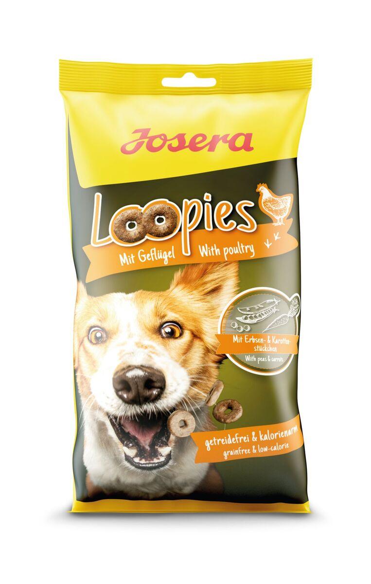 Artikel mit dem Namen Josera Hund Loopies Geflügel 150g im Shop von zoo.de , dem Onlineshop für nachhaltiges Hundefutter und Katzenfutter.