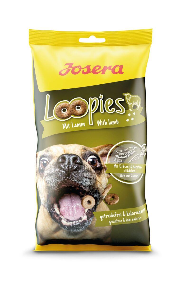 Artikel mit dem Namen Josera Hund Loopies Lamm 150g im Shop von zoo.de , dem Onlineshop für nachhaltiges Hundefutter und Katzenfutter.
