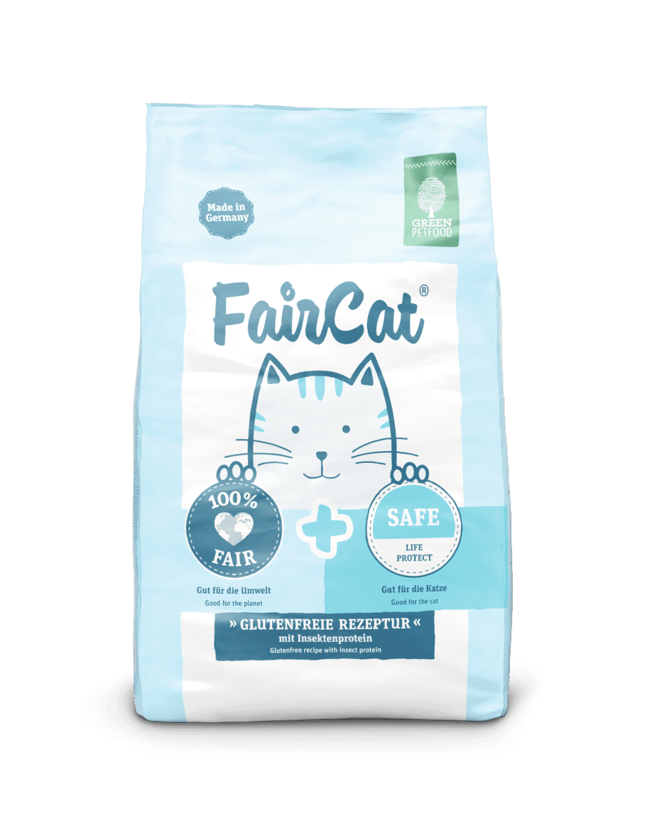 Artikel mit dem Namen FairCat Safe im Shop von zoo.de , dem Onlineshop für nachhaltiges Hundefutter und Katzenfutter.