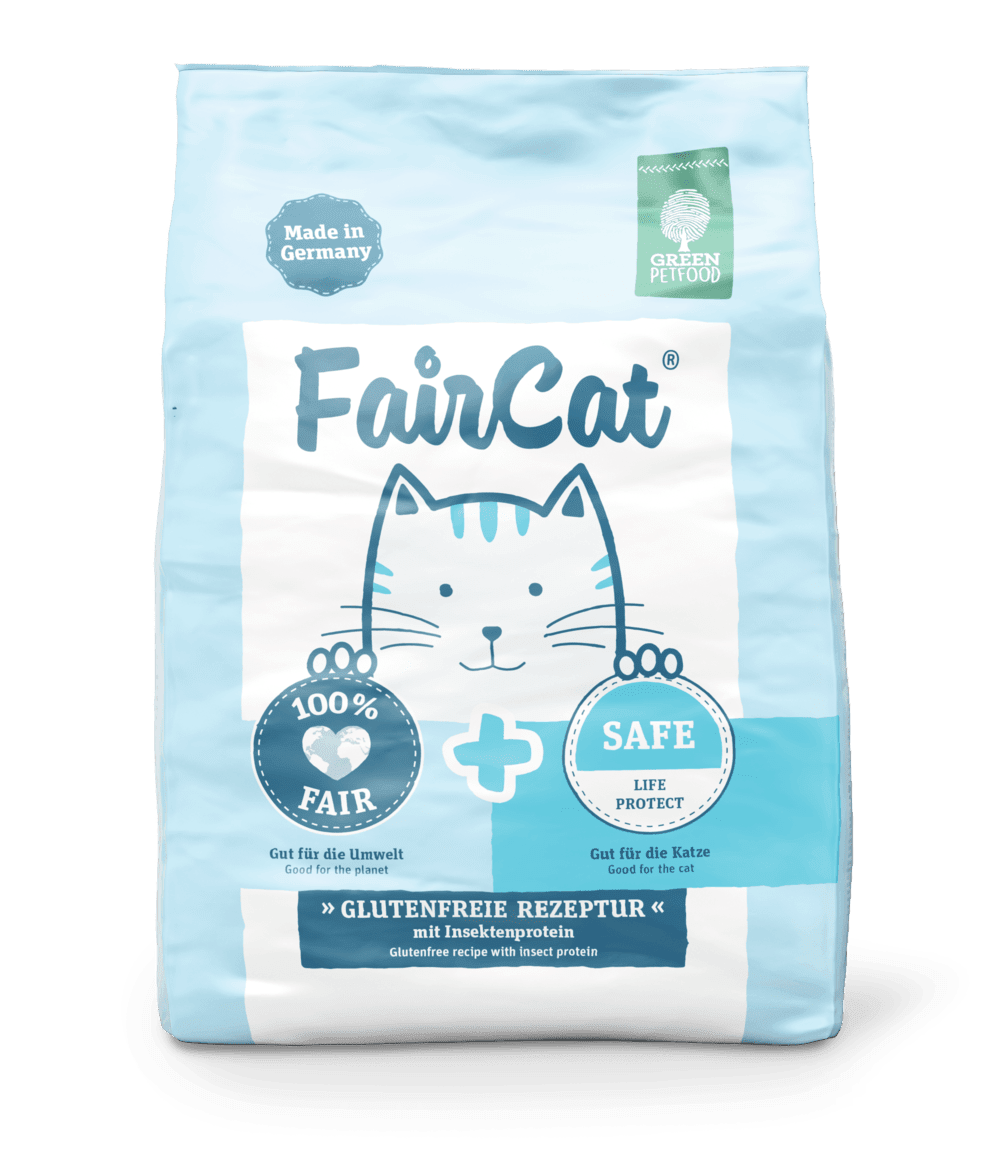 Artikel mit dem Namen FairCat Safe im Shop von zoo.de , dem Onlineshop für nachhaltiges Hundefutter und Katzenfutter.