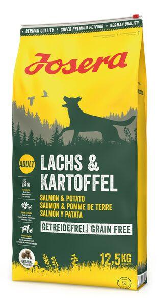 Artikel mit dem Namen Josera Hund Lachs &amp; Kartoffel im Shop von zoo.de , dem Onlineshop für nachhaltiges Hundefutter und Katzenfutter.