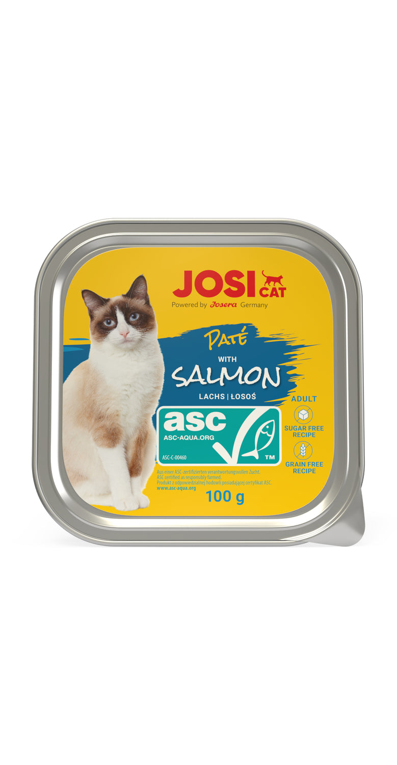 Josera JosiCat Paté with ASC Salmon