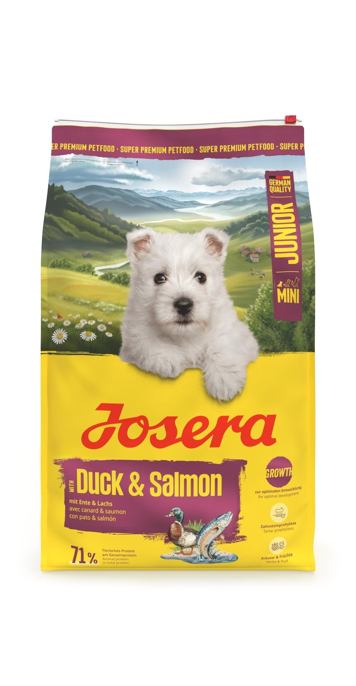 Josera Hund Mini Junior Duck & Salmon zoo-de