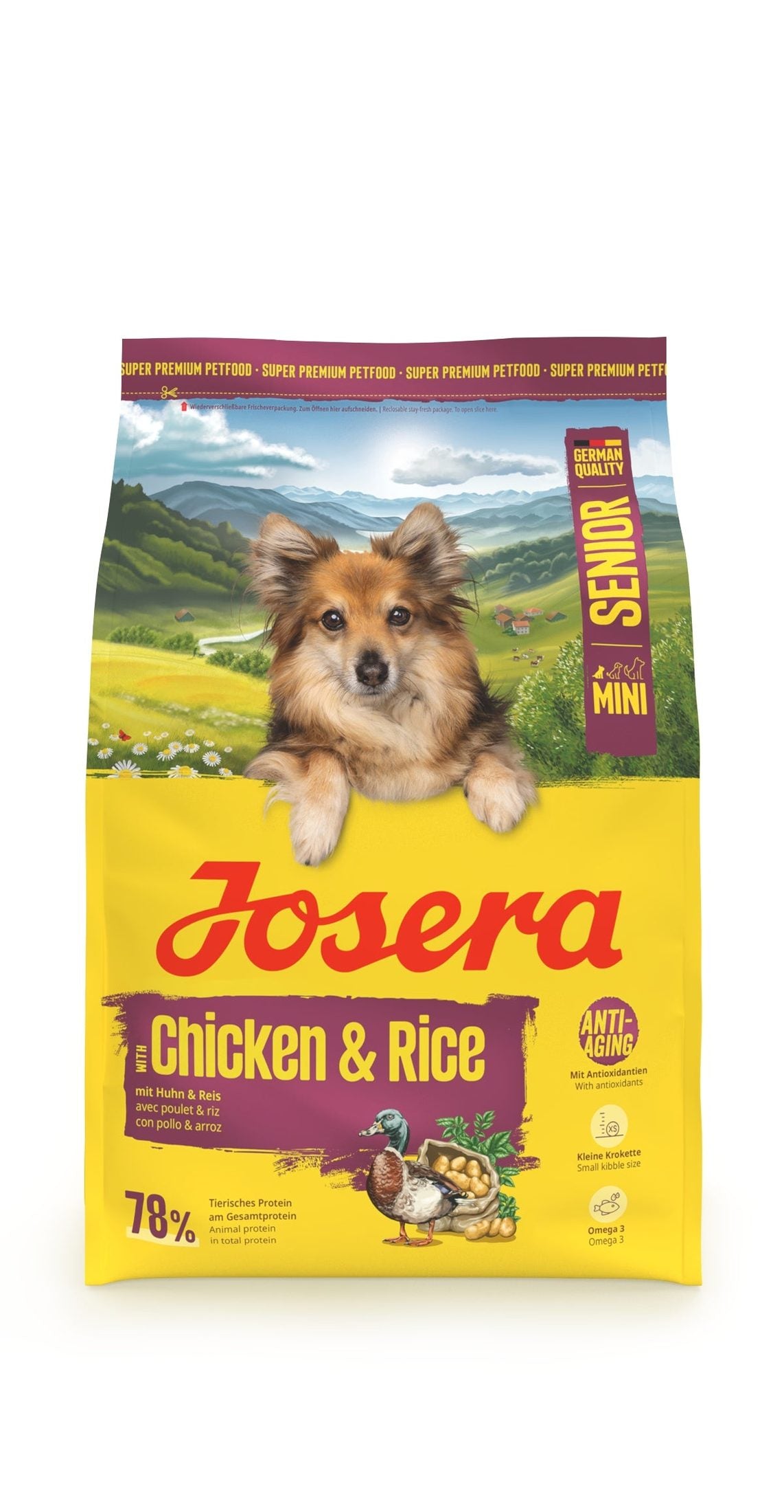 Josera Hund Mini Senior Chicken & Rice zoo-de