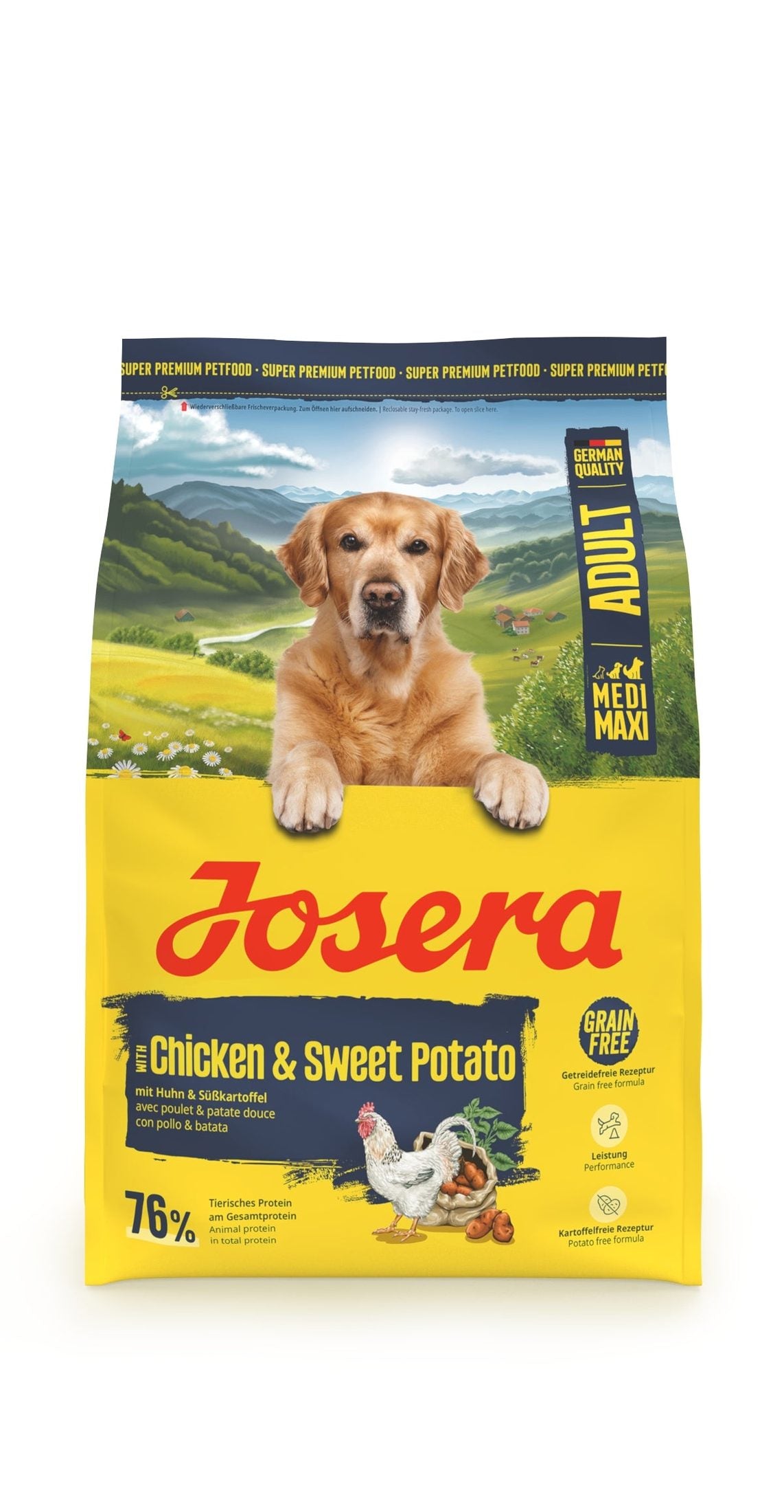Josera Hund Adult Chicken & SweetPotato zoo-de