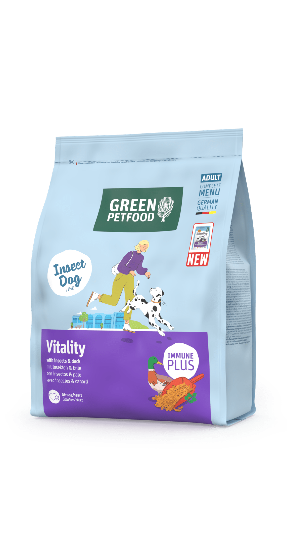 Green Petfood Hund Vitality with Insects zoo-de