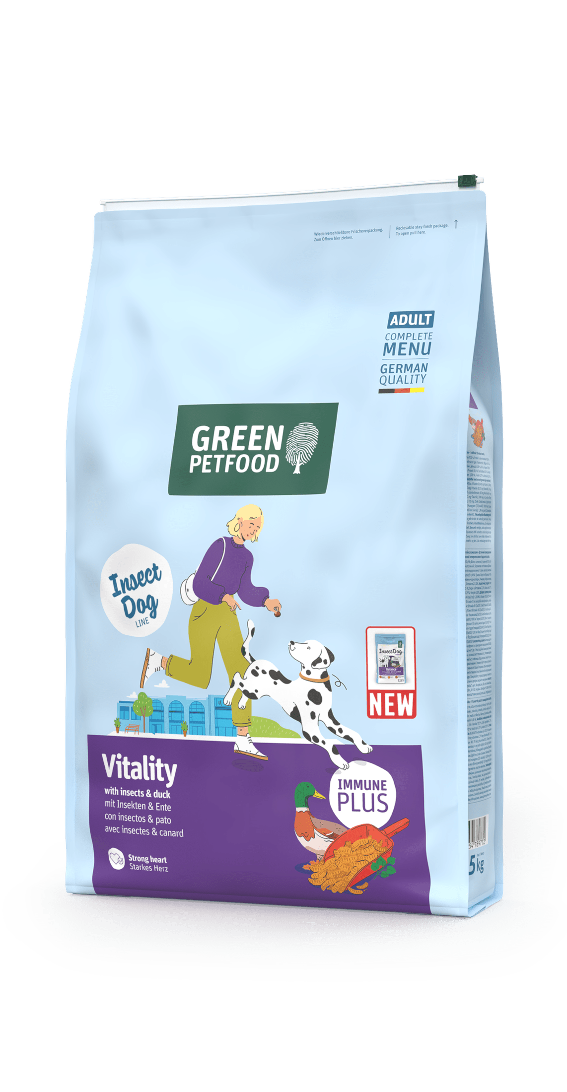 Green Petfood Hund Vitality with Insects zoo-de