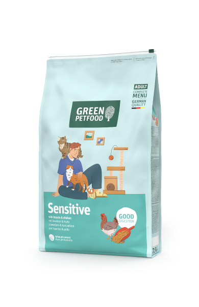 Green Petfood FairCat Sensitive with Insects