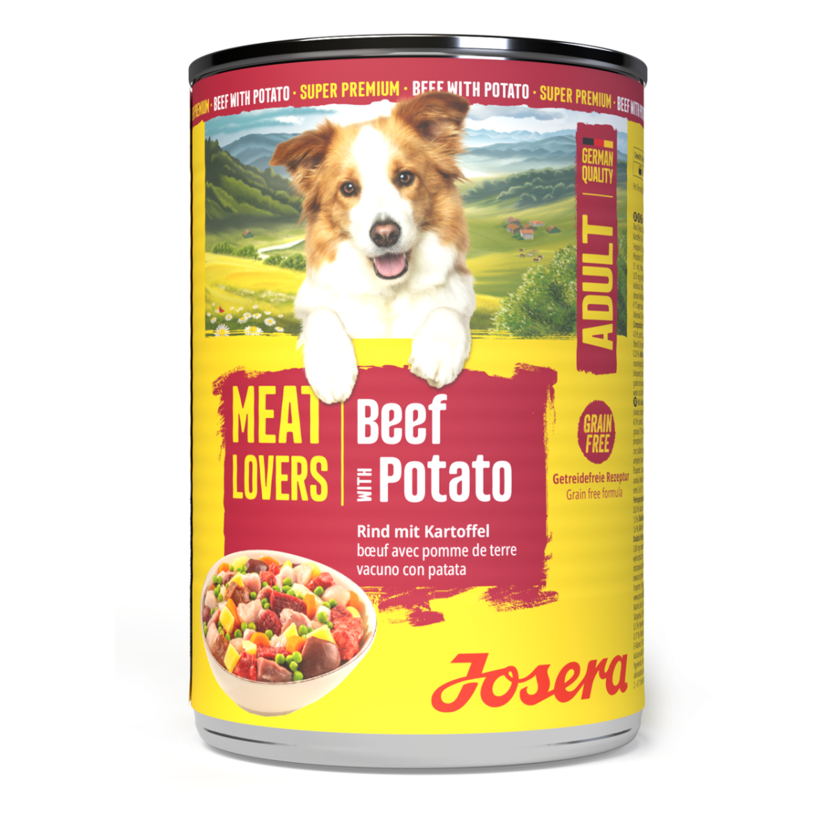 Josera Dog Dose Meat Lovers Adult Menu Beef &amp; Potato