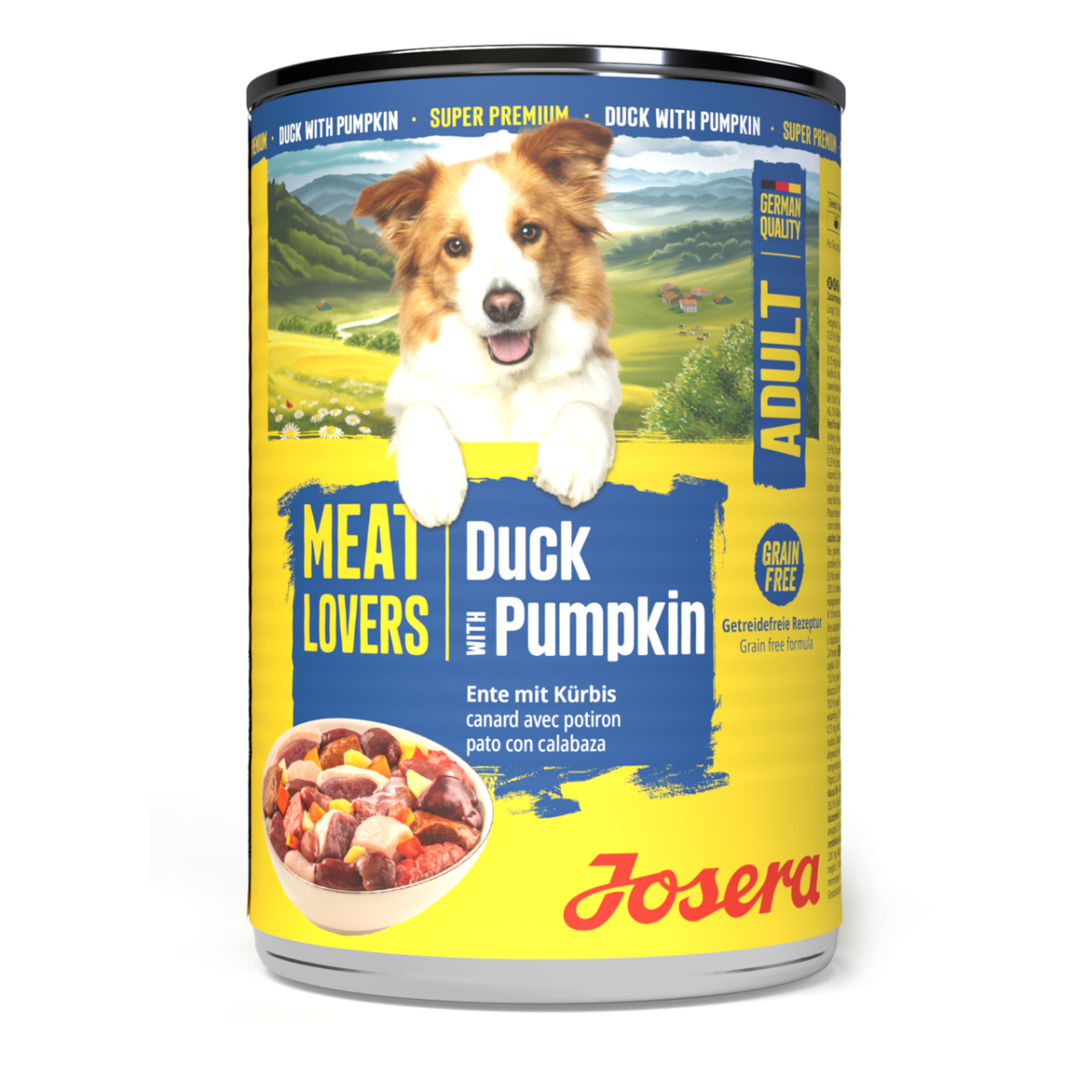Josera Dog Dose Meat Lovers Adult Menu Duck &amp; Pumpkin