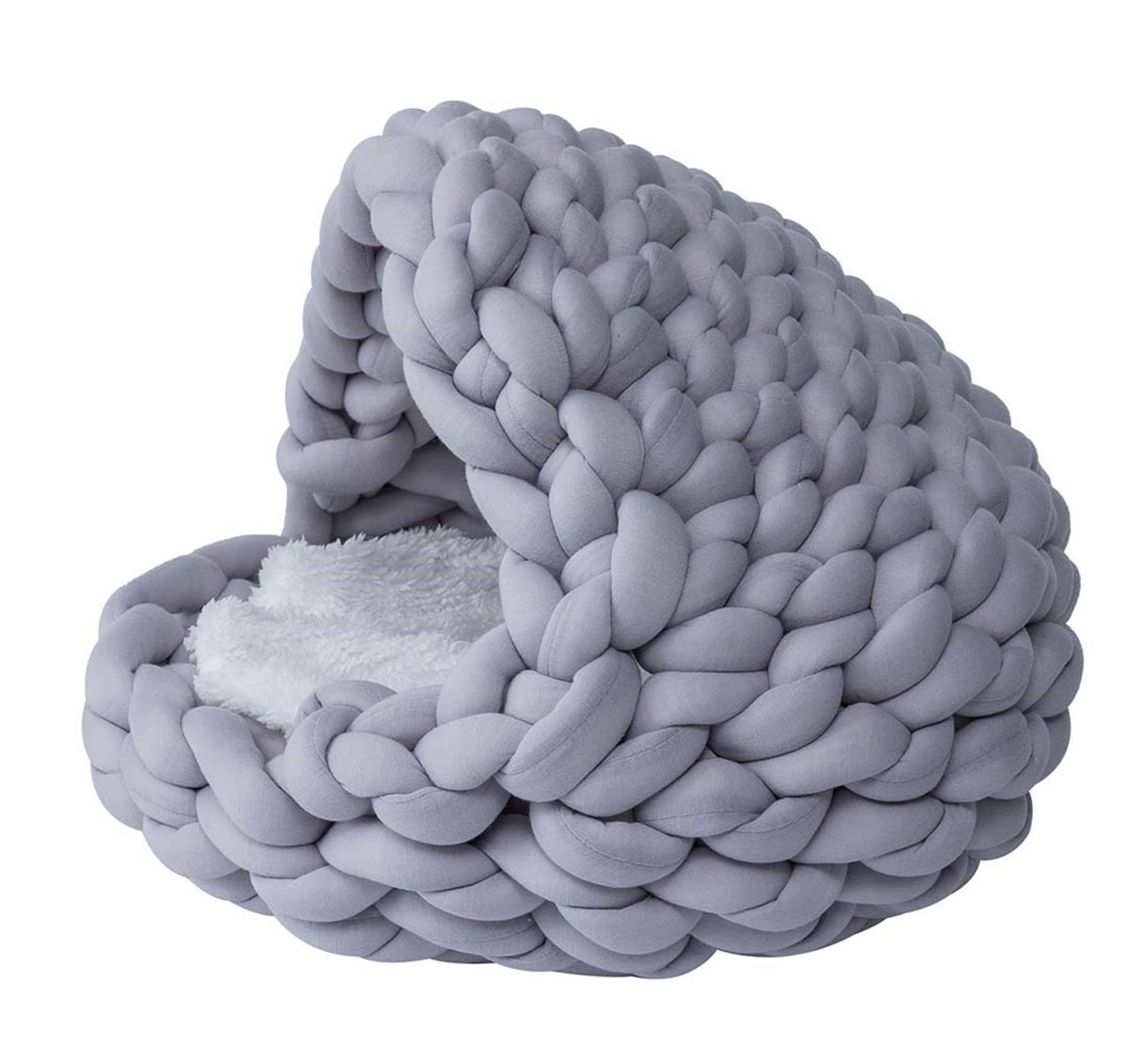 Quapas Katzenbett Iglu geflochten