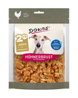 Dokas Hühnerbrust in Stücken, getrockneter Hundesnack, 170-g-Beutel