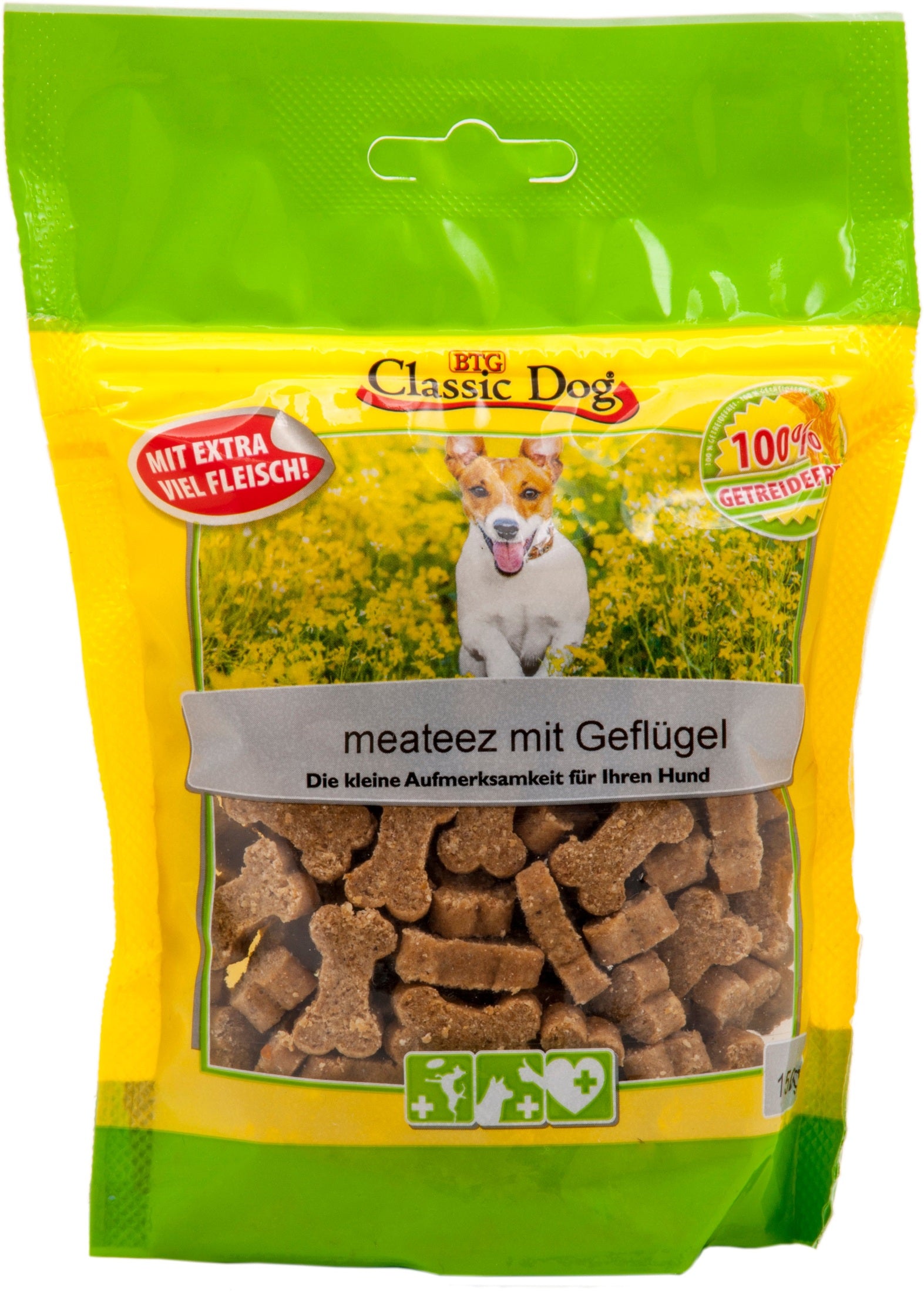 Classic Dog Snack meateez mit Geflügel zoo-de