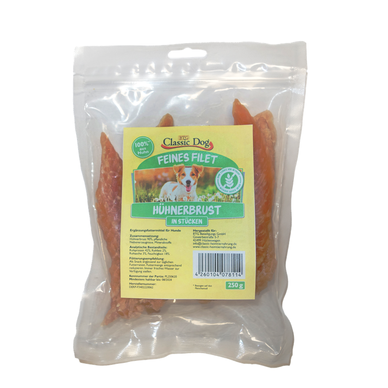 Classic Dog Snack Hühnerbrustfilets