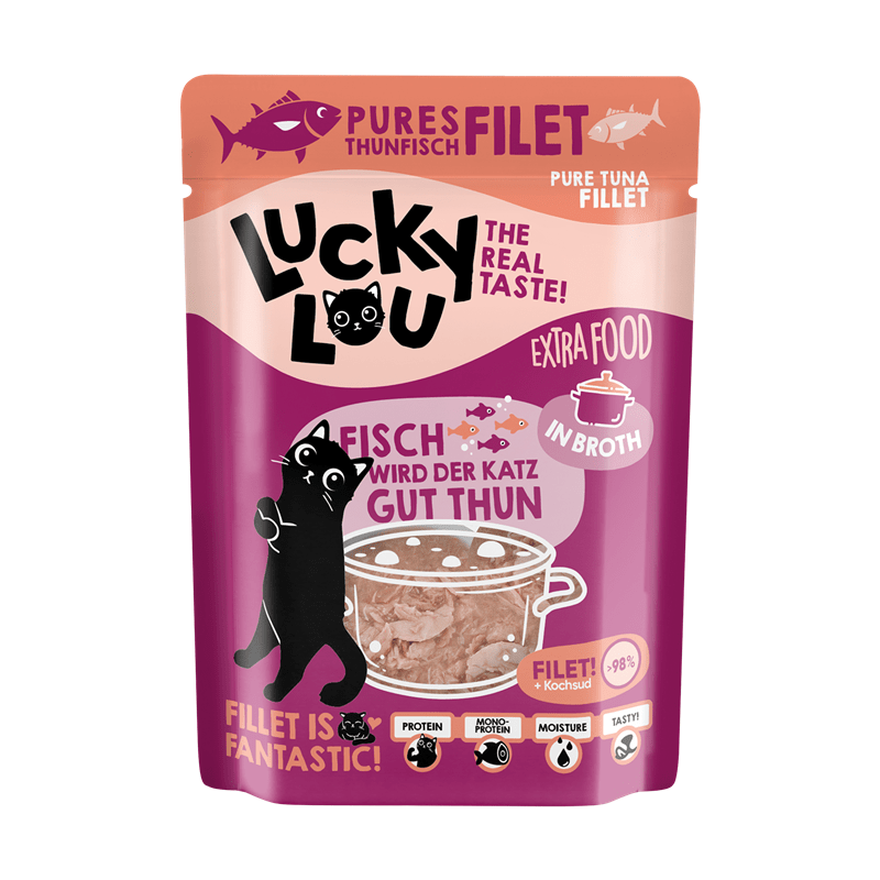 Lucky Lou Cat Extrafood PB Thunfischfilet in Broth zoo-de