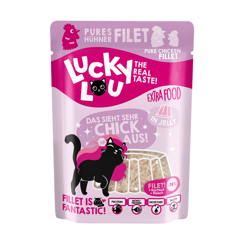 Lucky Lou Cat Extrafood PB Hühnerfilet in Jelly zoo-de