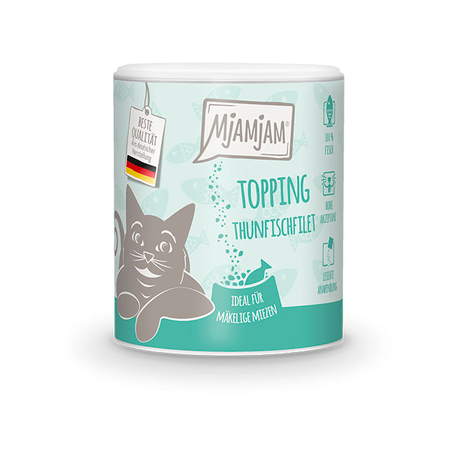 MjAMjAM Topping Thunfischfilet gefriergetrocknet für Katzen, 60-g-Dose