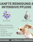 noms+ 2-in-1 Ohrfein Reinigung & Pflege für Hunde & Katzen mit kolloidalem Silber