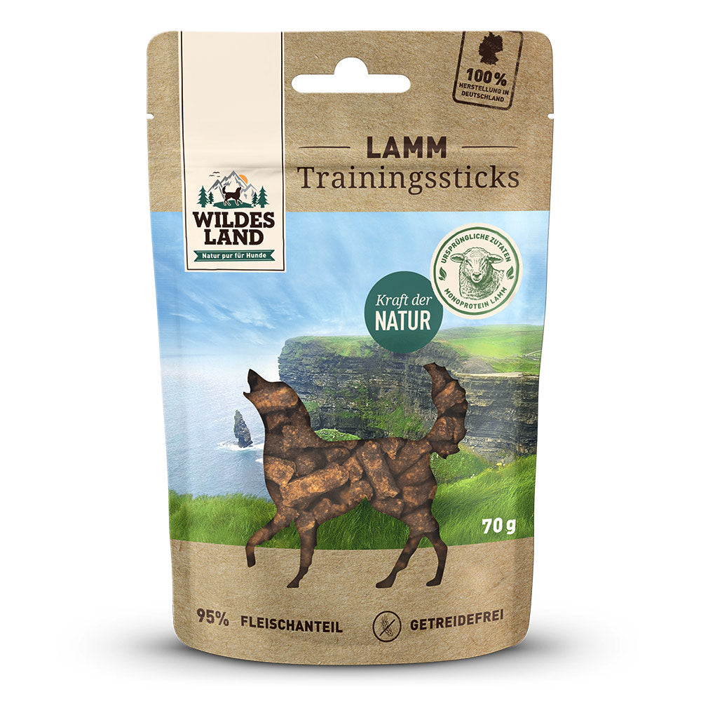 Wildes Land Hund Trainingssticks Lamm