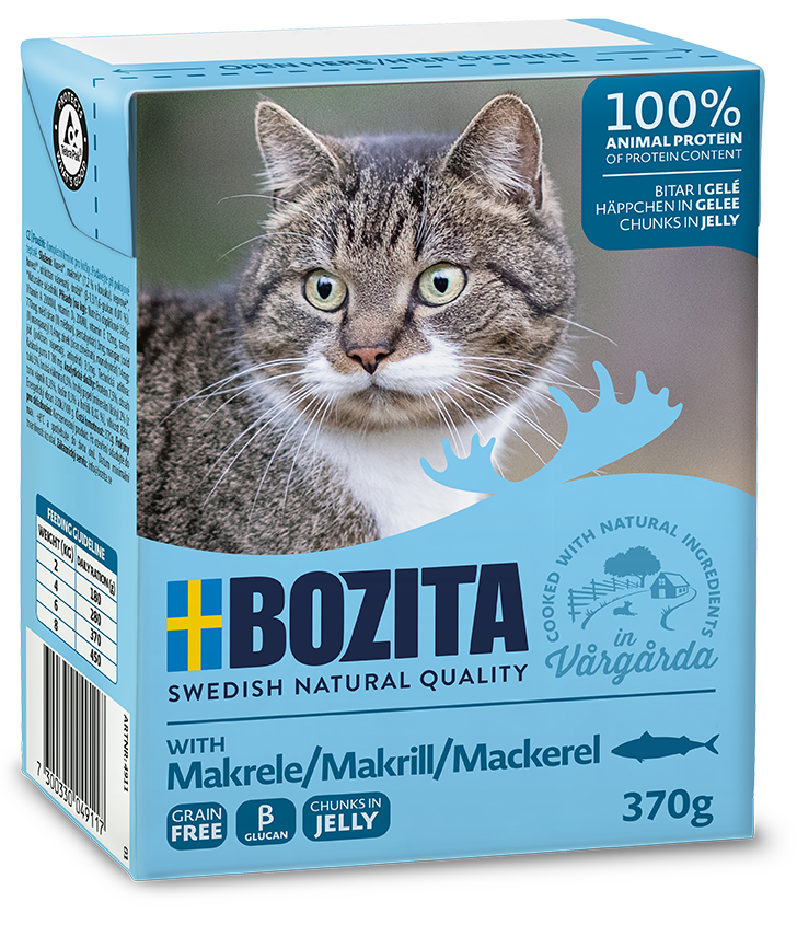 Bozita Cat Häppchen in Gelee Makrele