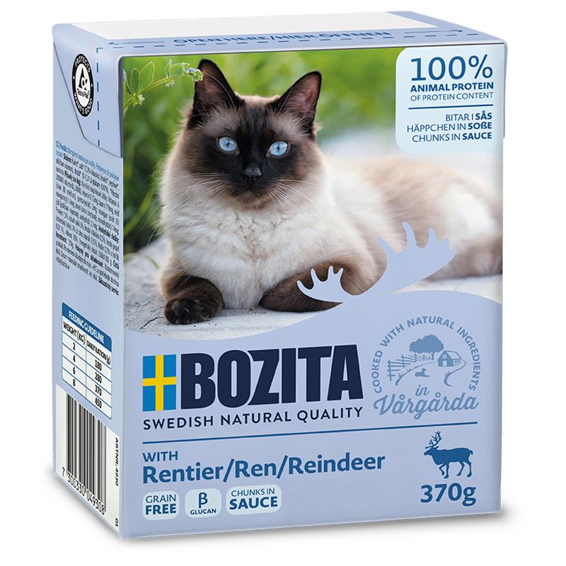 Bozita Cat Häppchen in Soße Rentier