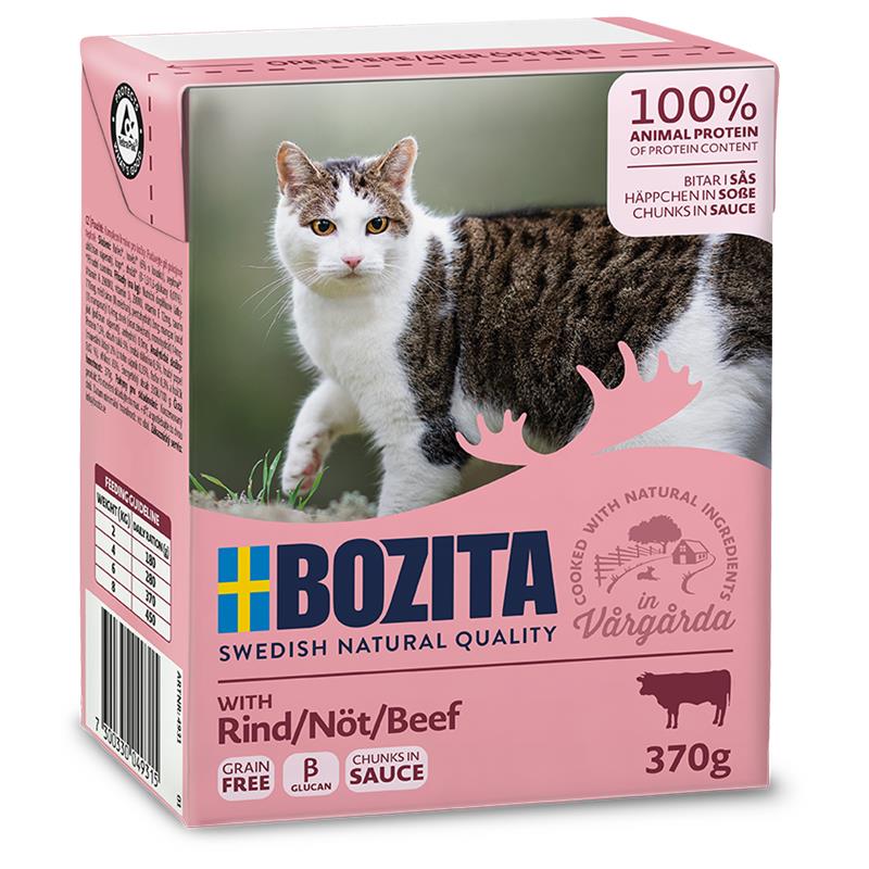 Bozita Cat Häppchen in Soße Rind