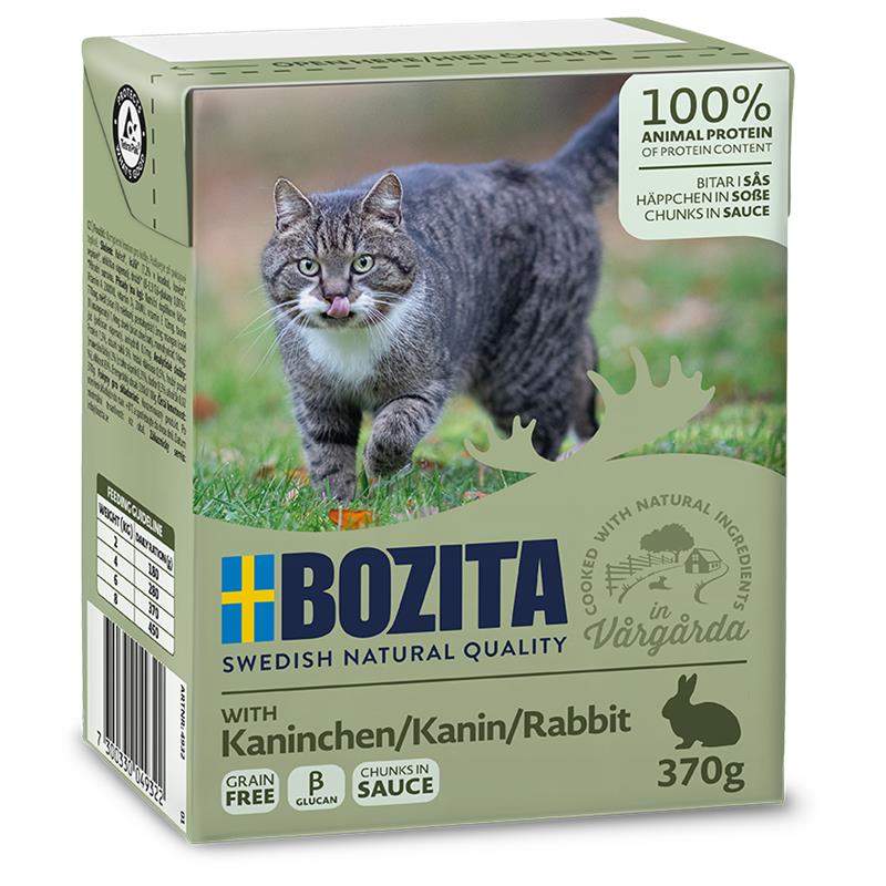 Bozita Cat Häppchen in Soße Kaninchen