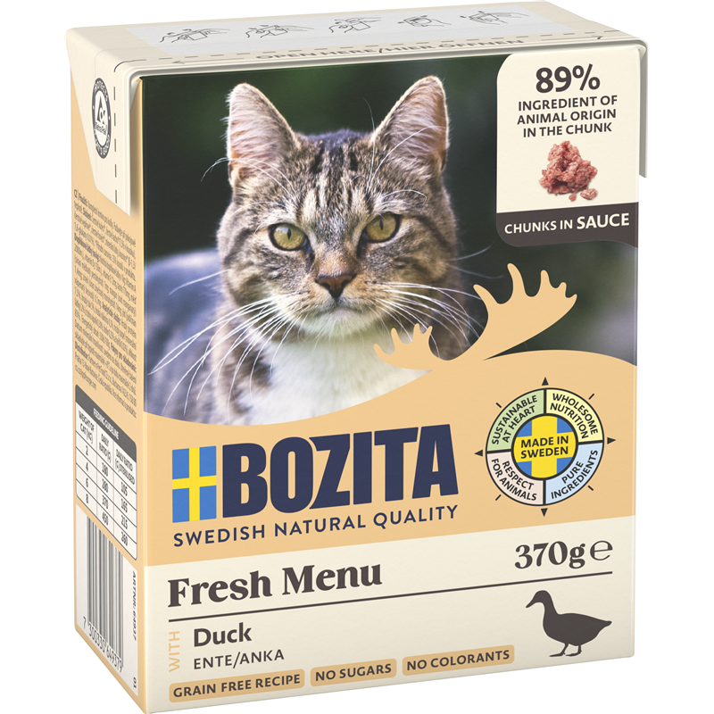 Bozita Cat Häppchen in Sauce mit Ente