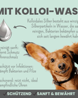 noms+ 2-in-1 Ohrfein Reinigung & Pflege für Hunde & Katzen mit kolloidalem Silber