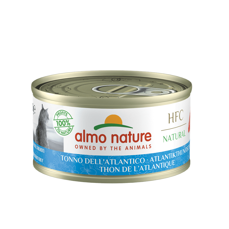 Artikel mit dem Namen Almo Nature Atlantikthunfisch im Shop von zoo.de , dem Onlineshop für nachhaltiges Hundefutter und Katzenfutter.