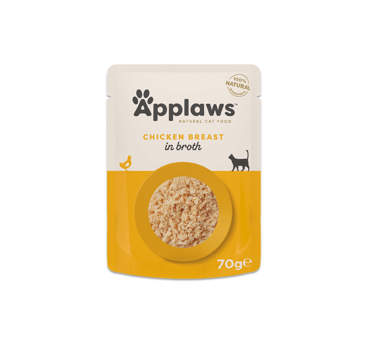 Applaws Katze Hühnchenbrust Pouch – 12 x 70 g