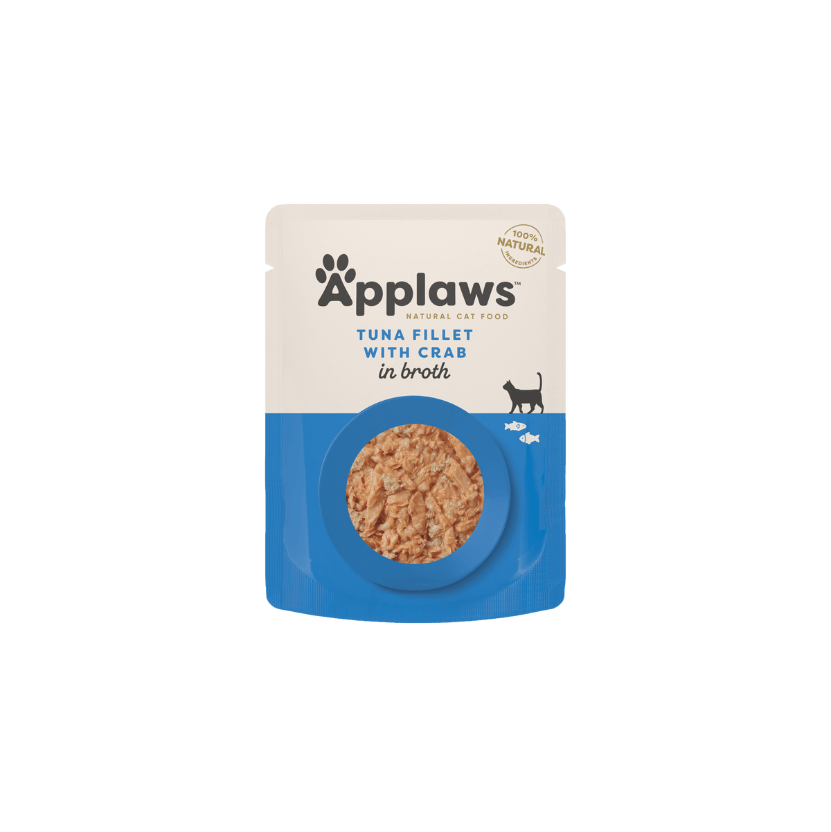 Applaws Katze Thunfischfilet &amp; Krabbe Pouch – 12 x 70 g