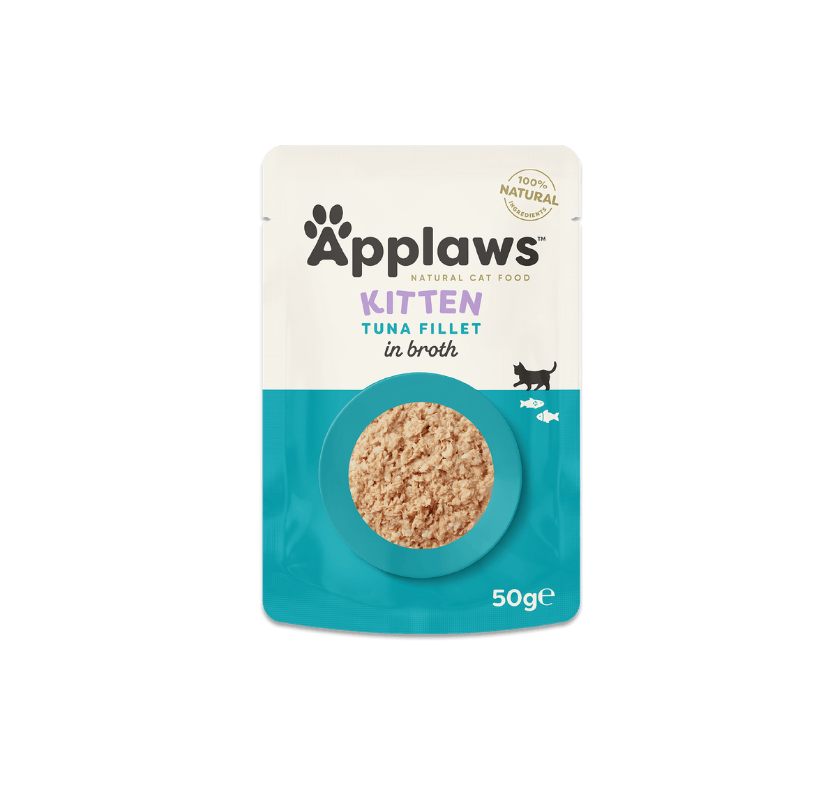 Applaws Katze Kitten Thunfischfilet Pouch – 12 x 50 g