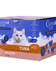 Clever Cat Nassfutter Shredded Thunfisch & Lachs 70 g