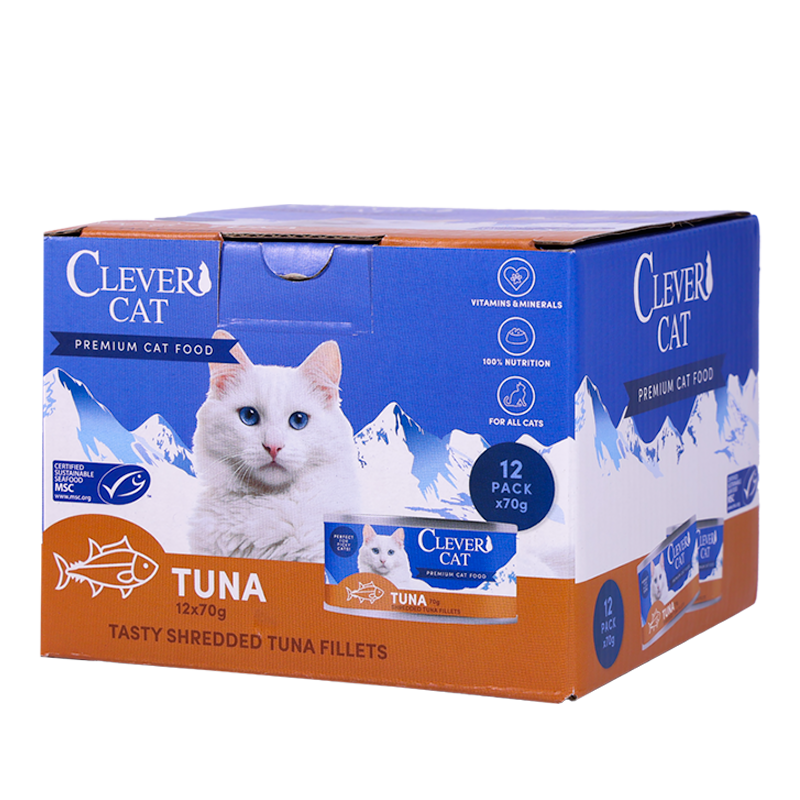 Clever Cat Nassfutter Shredded Thunfisch 70 g