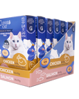 Clever Cat Lickable Spoon Snack Huhn & Lachs 6 x 10 g