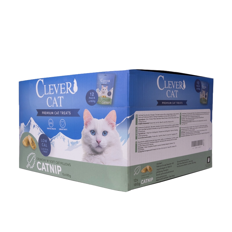 Clever Cat Pillows Snack Katzenminze