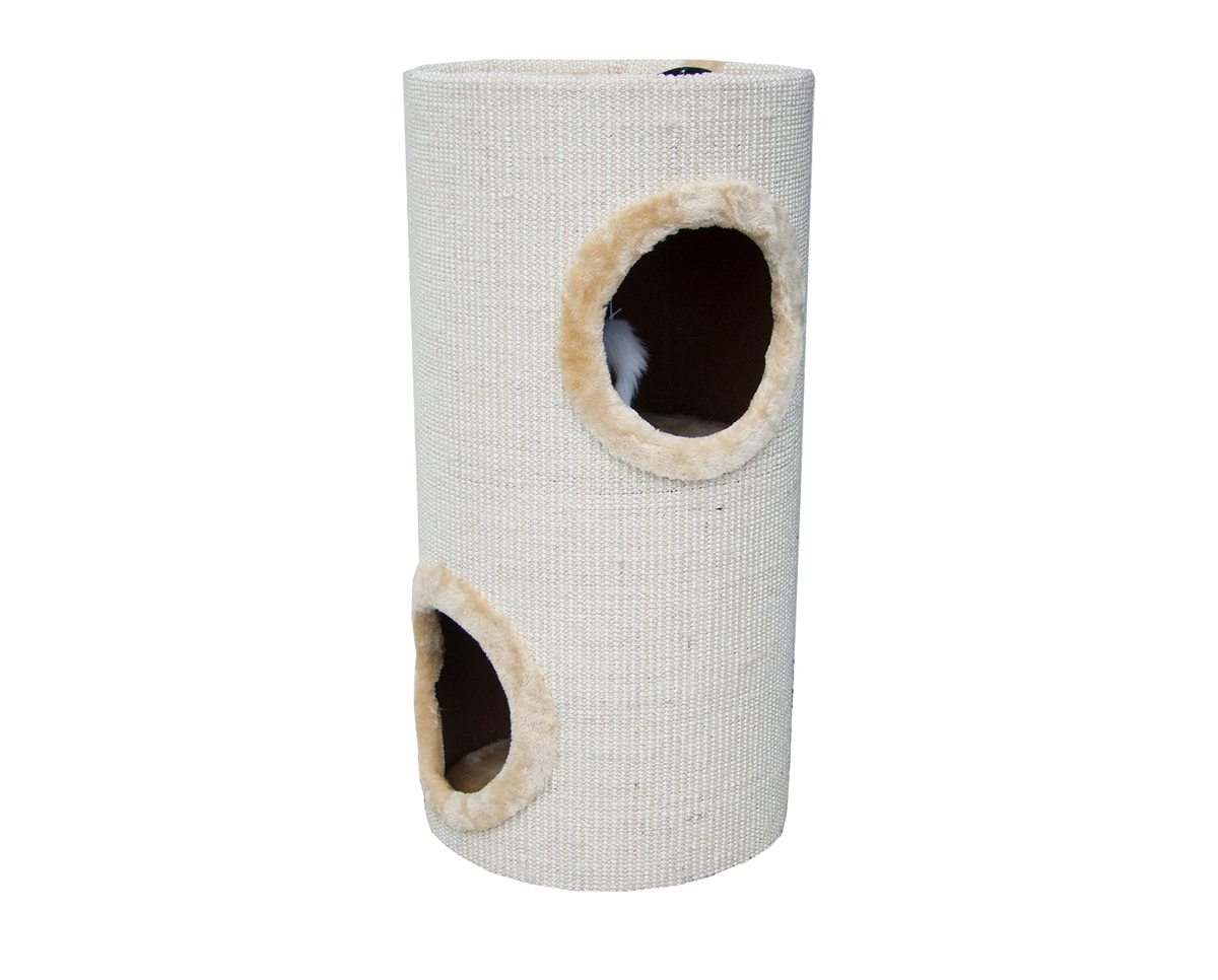 Clever Cat Kratztonne ZIGGE 70 cm – Beige