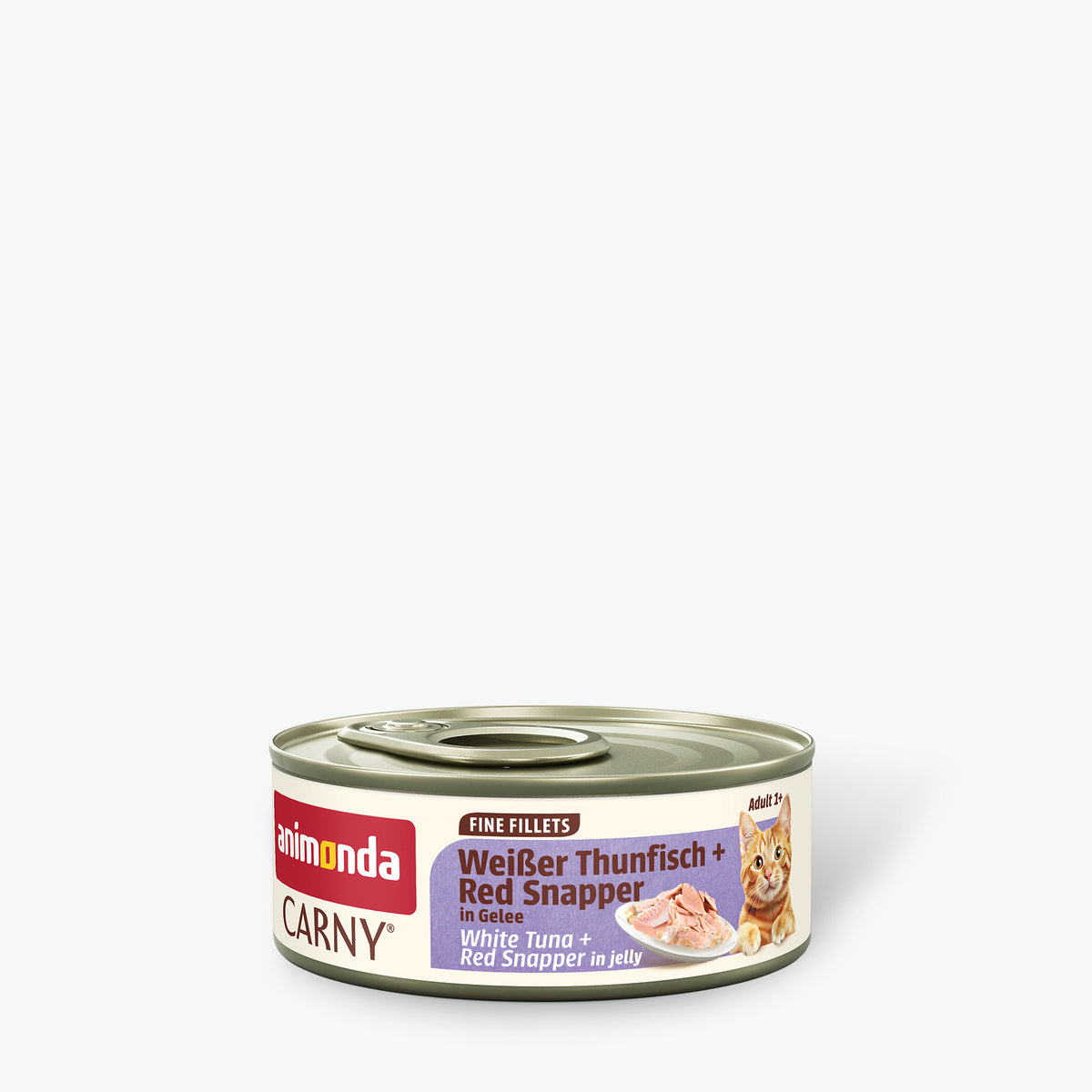 Animonda Carny Cat - Fine Fillets Adult Weißer Thunfisch + Red Snapper in Gelee
