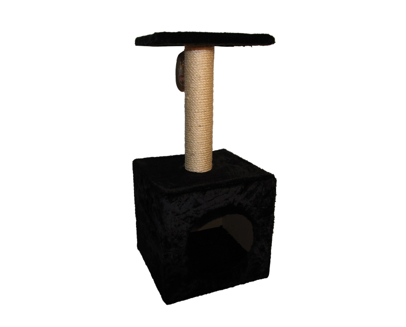 Clever Cat Kratzbaum TOR 60 cm – Schwarz