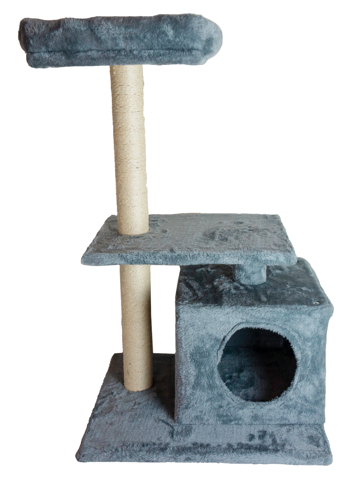 Clever Cat Kratzbaum BIRK 80 cm – Dunkelgrau