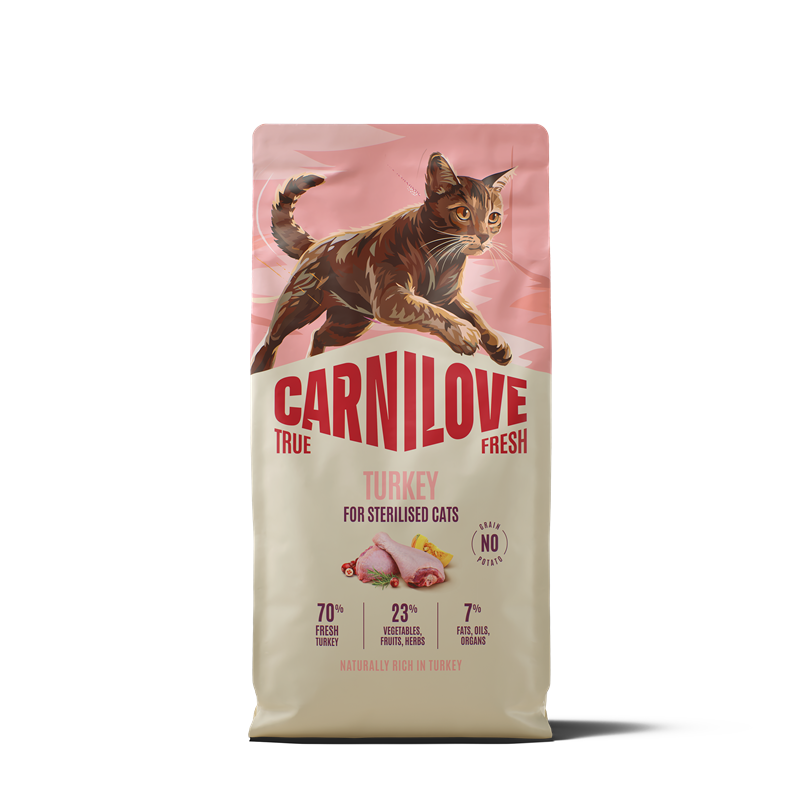 Carnilove Cat TrueFresh Adult sterilised - Turkey