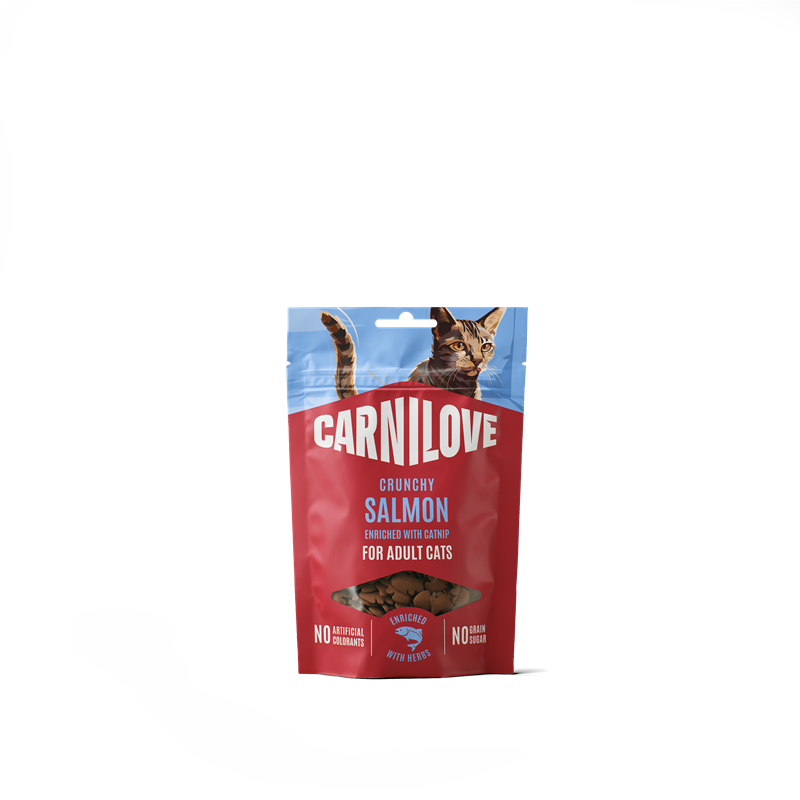 Carnilove Cat Crunchy Snack - Salmon + Catnip