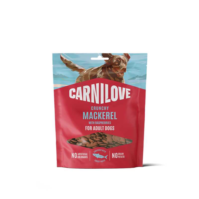 Carnilove Dog Crunchy Snack - Mackerel with Raspberries