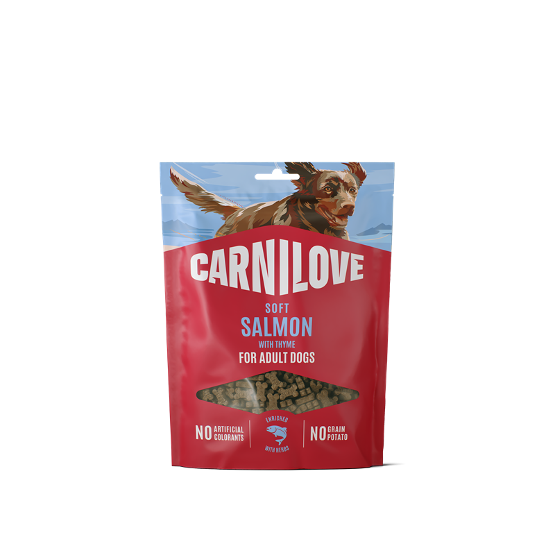 Carnilove Dog Soft Snack - Salmon with Thyme