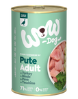 WOW DOG Pute mit Zucchini und Löwenzahn