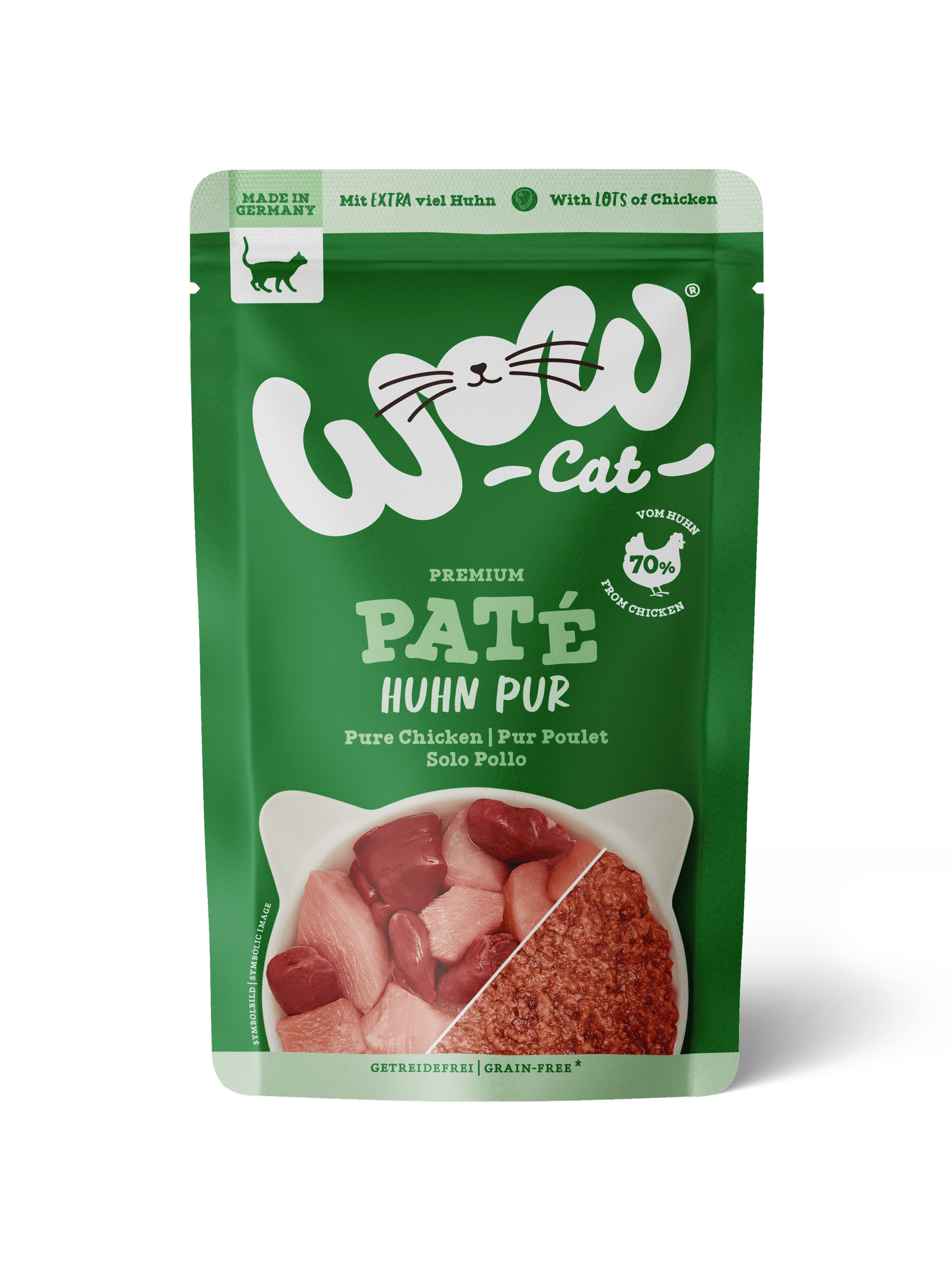 WOW CAT ADULT Huhn Pur zoo-de