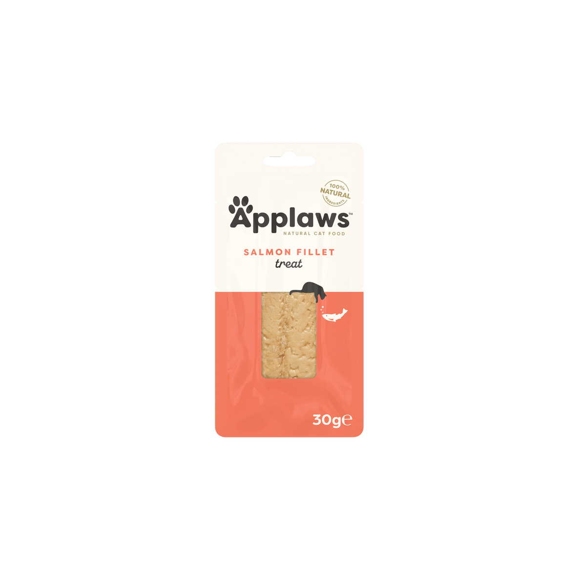 Applaws Katze Snack Lachsfilet am Stück – 12 x 30 g