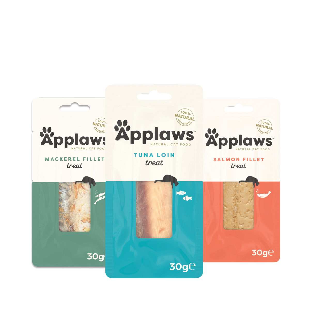 Applaws Katze Snack Multipack Filet Selection – 4 x 12 x 30 g